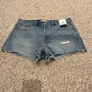 NWT Madewell The Brynn Short Sz 29 Denim Medium Wash Summer Festival Casual